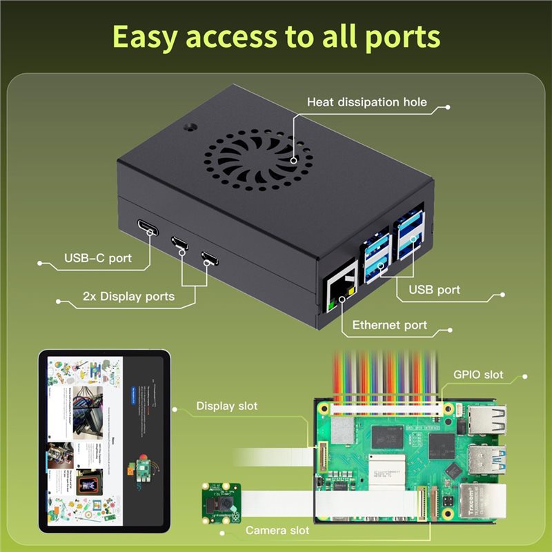 T23C – zestaw startowy Iraspte – Raspberry Pi 5 8Gb Board recenzja i cena