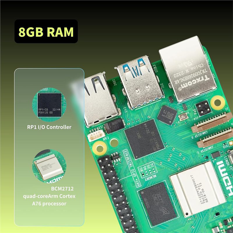 T23C – zestaw startowy Iraspte – Raspberry Pi 5 8Gb Board recenzja i cena